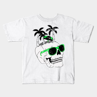 Summer skeleton Kids T-Shirt